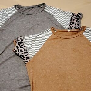 2 Womens TShirts 22W